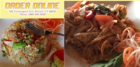 thai food bristol ct|thai ave bristol ct.